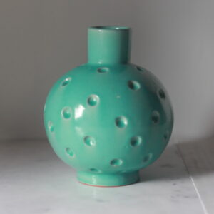 Vintage turkis keramikkvase