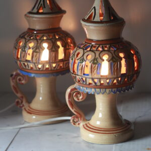 Unike vintage keramikk-lamper