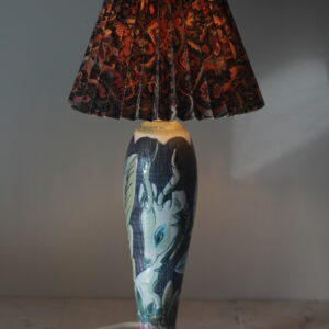 Vintage Tilgmans Keramik bordlampe