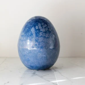 Blått Keramikkegg